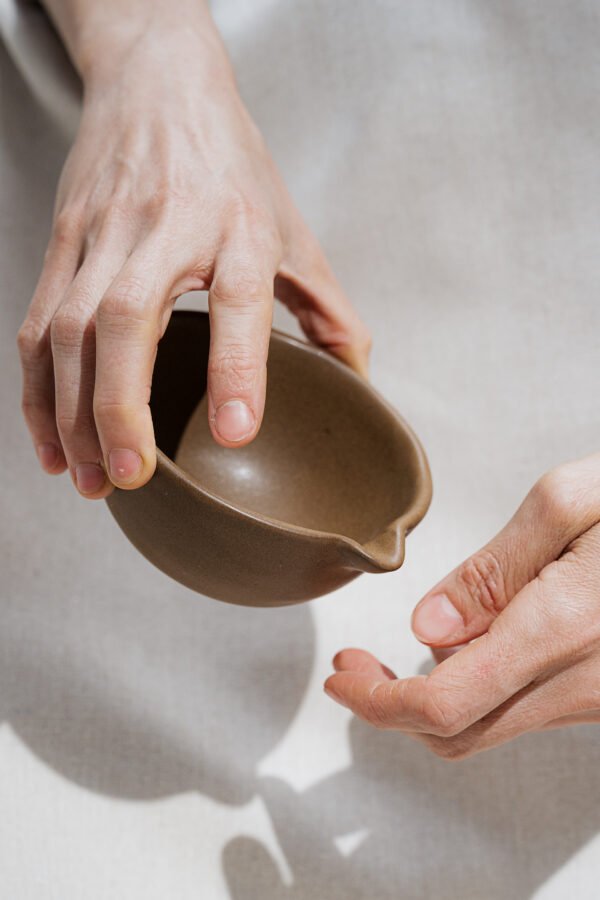 Bowl vertente - marrom