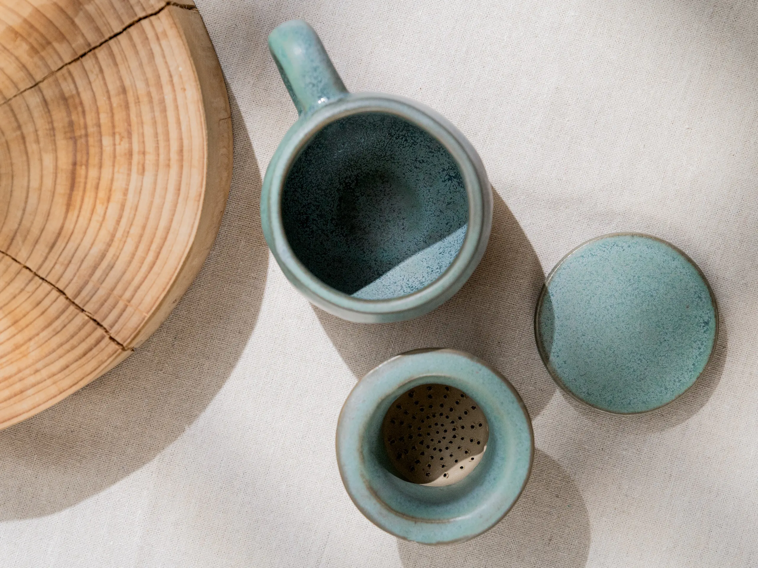 Caneca Outono com infusor – verde