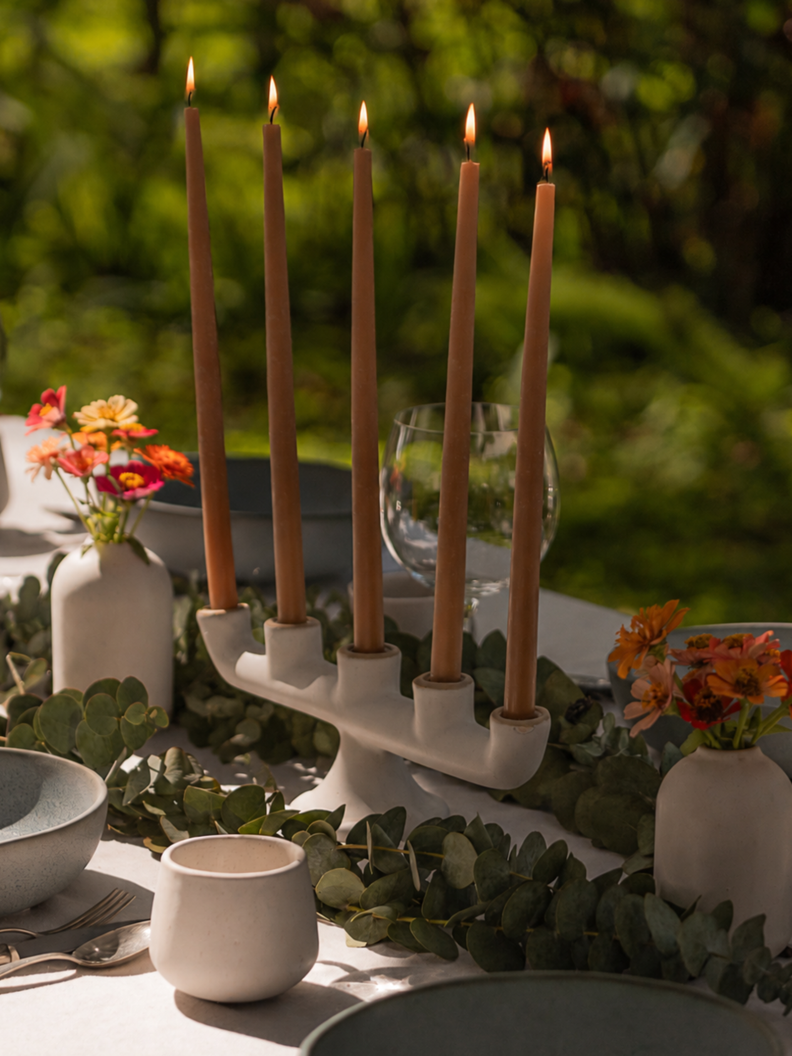 Candelabro Constelação - off white