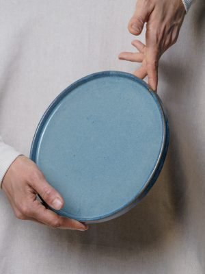 Prato raso 22cm – azul mar