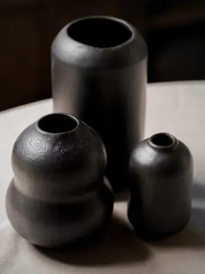 Conjunto de vasos – preto