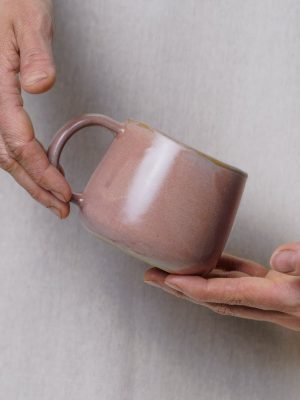 Caneca Aurora 350ml – rosa terra