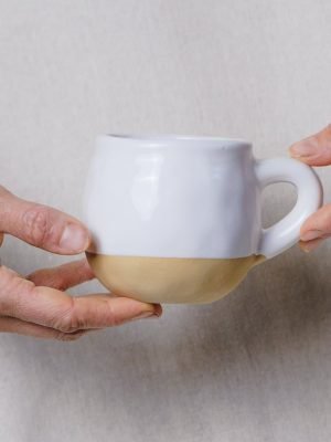 Caneca Outono – branco brilho