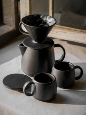 Conjunto café completo – preto