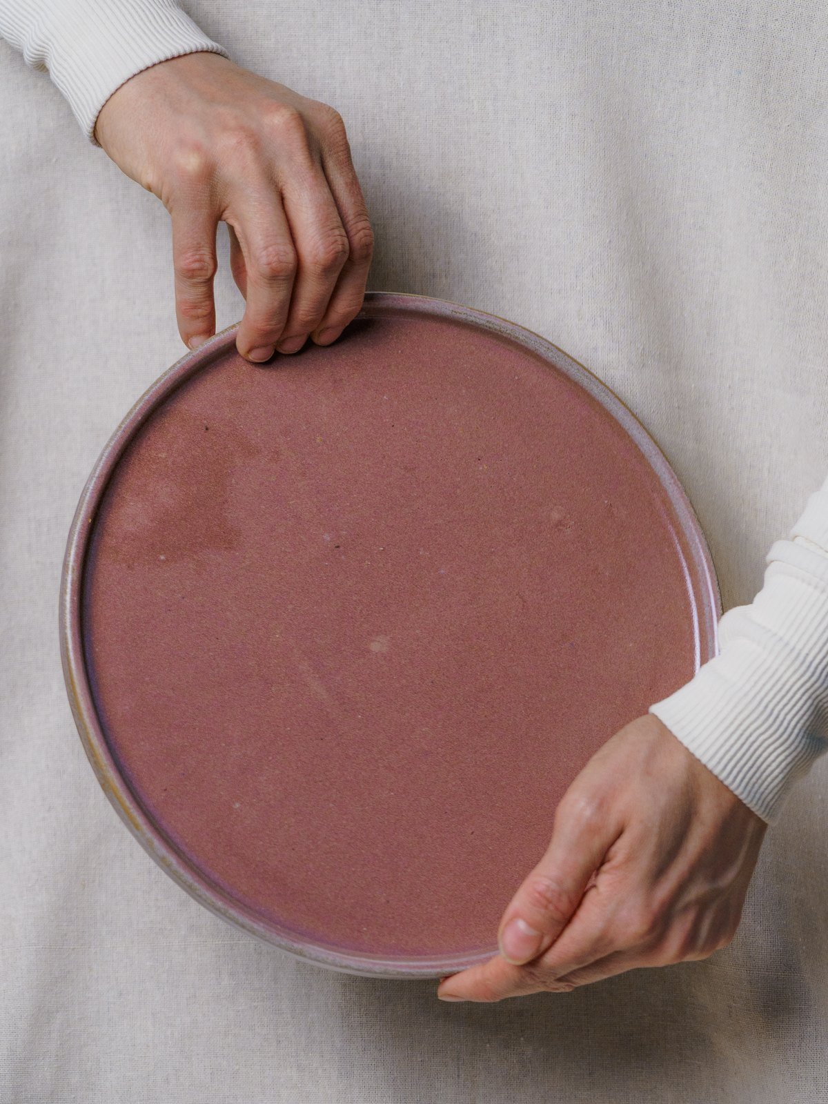 Prato raso 26cm – rosa terra